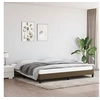 Image de Bedframe zonder matras stof donkerbruin 200x200 cm346747