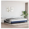 Image de Bedframe zonder matras stof blauw 200x200 cm346750