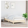 Image de Bedframe zonder matras 100x200 cm stof cràmekleurig346799