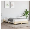 Image de Bedframe zonder matras 120x200 cm stof cràmekleurig346807