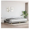 Image de Bedframe zonder matras stof lichtgrijs 200x200 cm346842