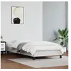 Image de Cadre de lit sans matelas blanc 90x190 cm similicuir
