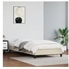 Image de Bedframe kunstleer cràmekleurig 100x200 cm346888