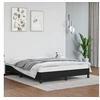 Image de Cadre de lit sans matelas noir 140x190 cm similicuir