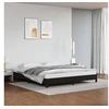 Image de Cadre de lit sans matelas noir 180x200 cm similicuir