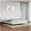 Image de Bedframe kunstleer cràmekleurig 180x200 cm346918