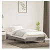 Image de Cadre de lit sans matelas gris clair 90x200 cm velours