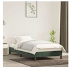 Image de Bedframe zonder matras 100x200 cm fluweel donkergroen346961