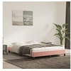 Image de Bedframe fluweel roze 140x200 cm346981