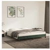 Image de Bedframe zonder matras 160x200 cm fluweel donkergroen346985