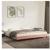 Image de Bedframe fluweel roze 200x200 cm346999
