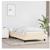 Image de Bedframe zonder matras 90x200 cm stof cràmekleurig347039