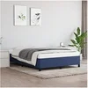 Image de Bedframe zonder matras stof blauw 140x190 cm347064
