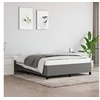 Image de Bedframe zonder matras stof donkergrijs 140x200 cm347067