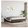 Image de Bedframe zonder matras stof donkerbruin 160x200 cm347077