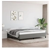 Image de Bedframe zonder matras stof donkergrijs 200x200 cm347091