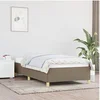 Image de Bedframe zonder matras 90x190 cm stof taupe347129