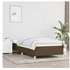 Image de Bedframe zonder matras 100x200 cm stof donkerbruin347144