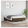 Image de Bedframe zonder matras stof donkerbruin 140x200 cm347168