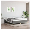 Image de Bedframe zonder matras stof donkergrijs 160x200 cm347174