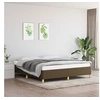 Image de Bedframe zonder matras stof donkerbruin 160x200 cm347176