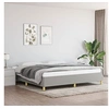 Image de Bedframe zonder matras stof lichtgrijs 200x200 cm347189