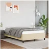 Image de Bedframe kunstleer cràmekleurig 120x200 cm347241