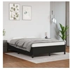 Image de Cadre de lit sans matelas noir 140x190 cm similicuir