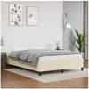 Image de Bedframe kunstleer cràmekleurig 140x190 cm347247