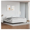 Image de Cadre de lit sans matelas blanc 160x200 cm similicuir