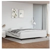Image de Bedframe kunstleer wit 200x200 cm347270