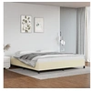 Image de Bedframe kunstleer cràmekleurig 200x200 cm347271