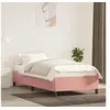 Image de Bedframe fluweel roze 90x190 cm347299