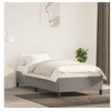 Image de Bedframe zonder matras 90x200 cm fluweel lichtgrijs347300