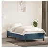 Image de Bedframe zonder matras 90x200 cm fluweel donkerblauw347304