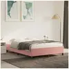 Image de Bedframe fluweel roze 140x190 cm347323