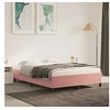 Image de Bedframe fluweel roze 140x200 cm347329