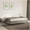 Image de Bedframe zonder matras 160x200 cm fluweel lichtgrijs347330