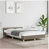Image de Bedframe zonder matras 120x200 cm stof taupe347403