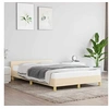Image de Bedframe zonder matras 120x200 cm stof cràmekleurig347404