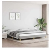 Image de Bedframe zonder matras stof lichtgrijs 200x200 cm347439