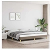 Image de Bedframe zonder matras stof taupe 200x200 cm347443