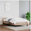 Image de Bedframe met hoofdeinde zonder matras Cappuccino 90x190 cm347476