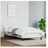 Image de Cadre de lit avec tête de lit sans matelas blanc 90x200 cm