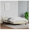 Image de Bedframe met hoofdeinde zonder matras 90x200 cm cràmekleurig347479