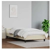 Image de Bedframe met hoofdeinde zonder matras 100x200 cm cràmekleurig347485