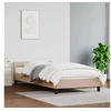 Image de Bedframe met hoofdeinde zonder matras Cappuccino 100x200 cm347488