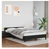 Image de Bedframe met hoofdeinde zonder matras 120x200 cm zwart347489