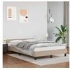 Image de Bedframe met hoofdeinde zonder matras Cappuccino 140x190 cm347500