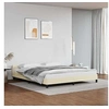Image de Bedframe met hoofdeinde zonder matras 160x200 cm cràmekleurig347509